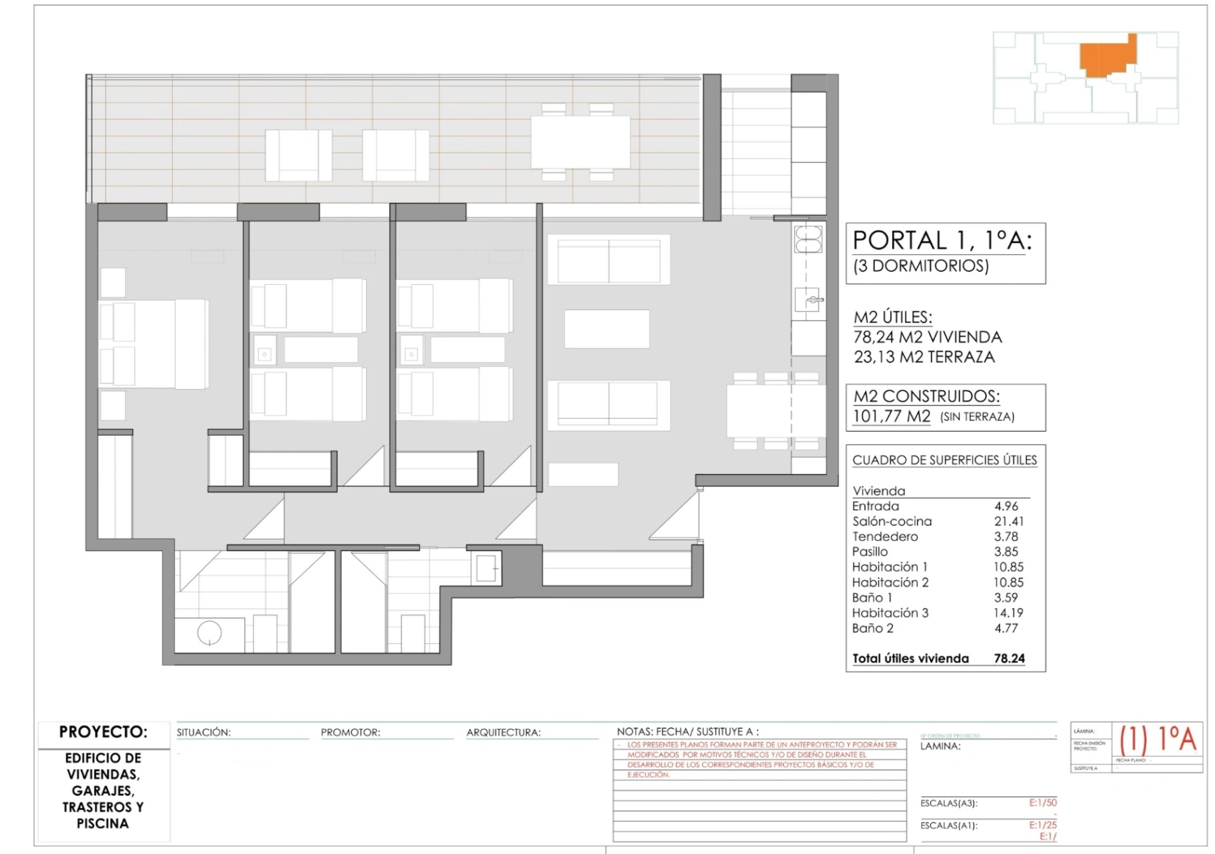 Piso de 3 doprmitorios de obra nueva en venta en Javea