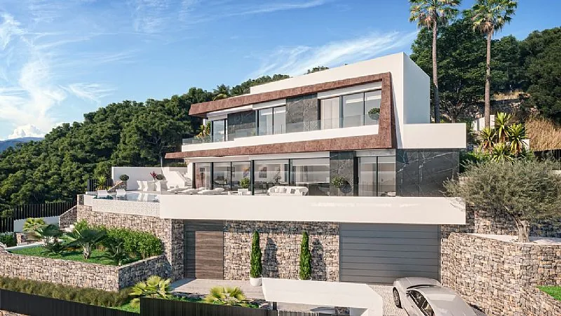 Hermosa villa espaciosa con vistas al mar en Calpe