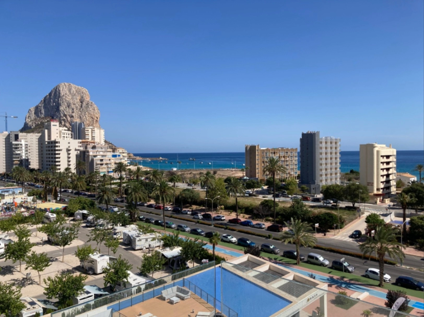 Appartement à vendre à Calpe avec vue sur la mer