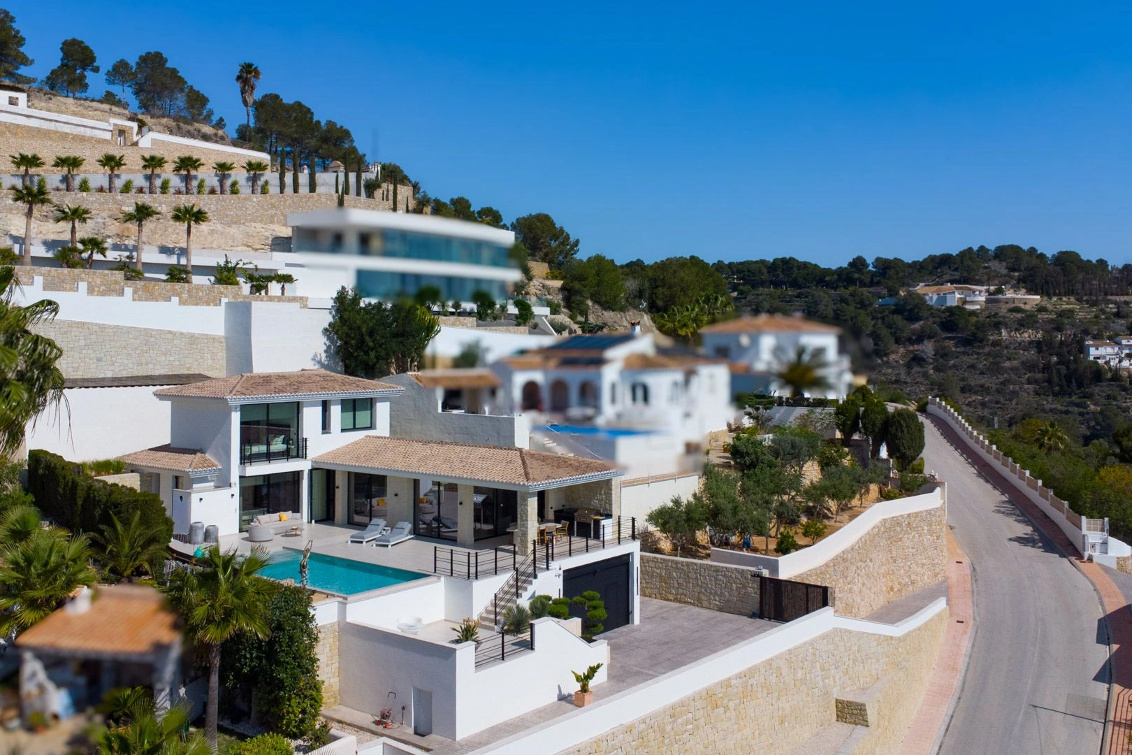 Impresionante villa mediterránea de lujo con vistas al mar en venta en Benissa