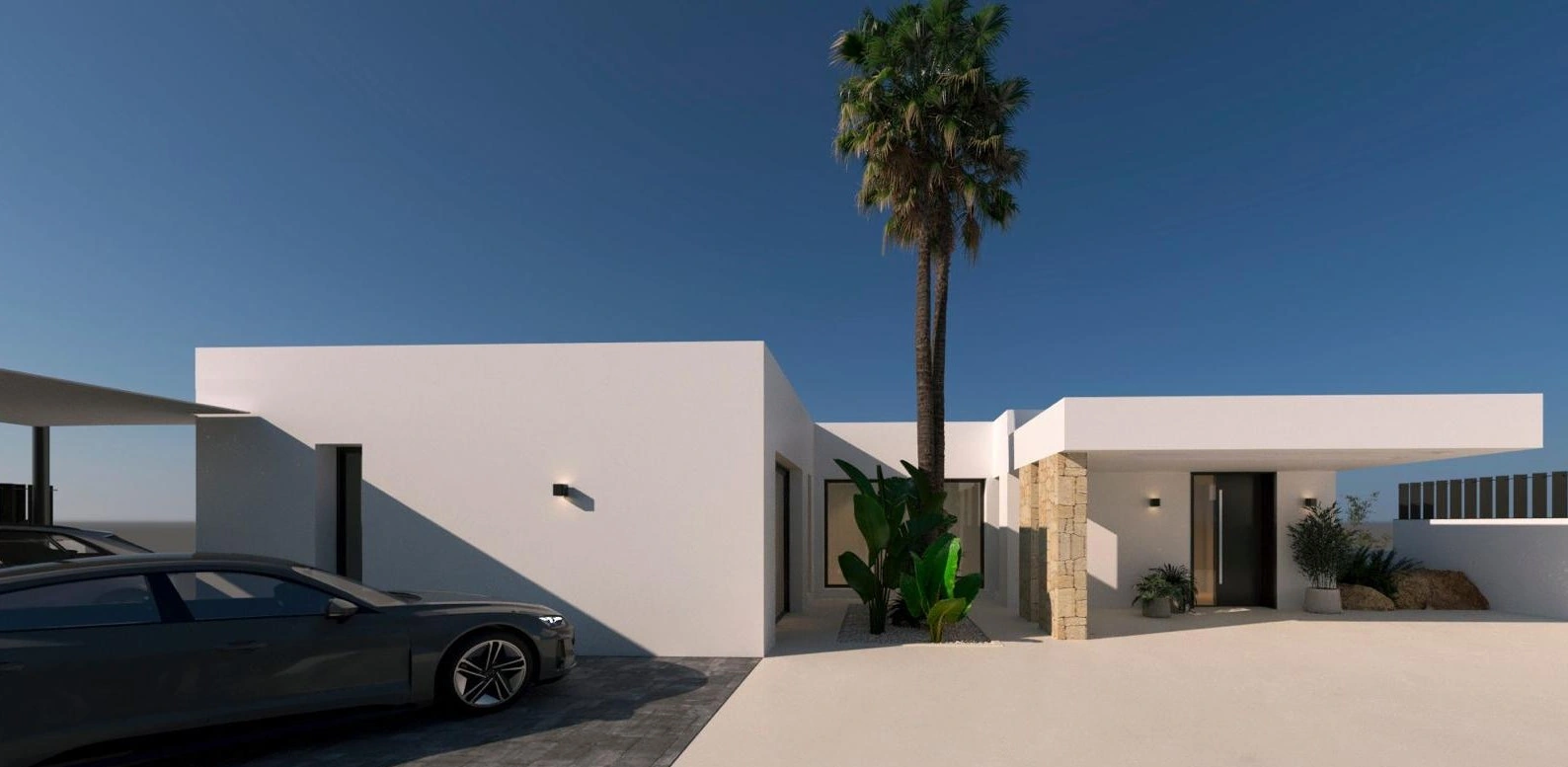 Villa de luxe neuve avec vue panoramique à vendre à Calpe