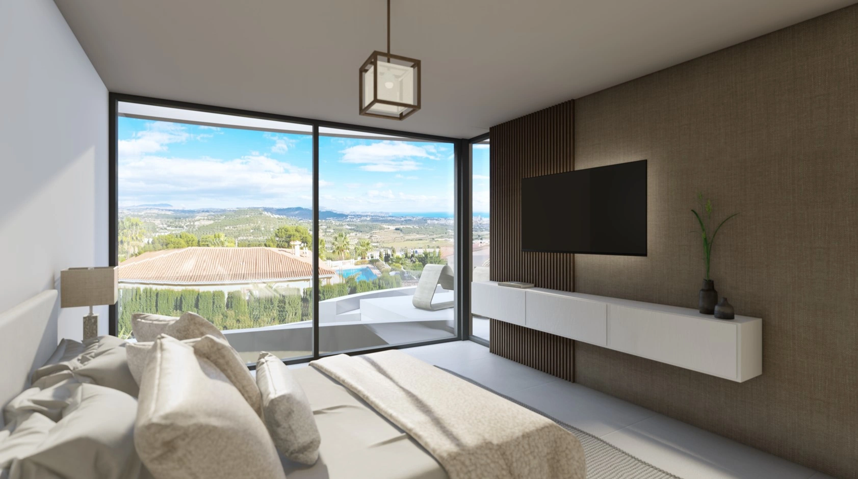 Spectaculaire villa met zeezicht te koop in Calpe