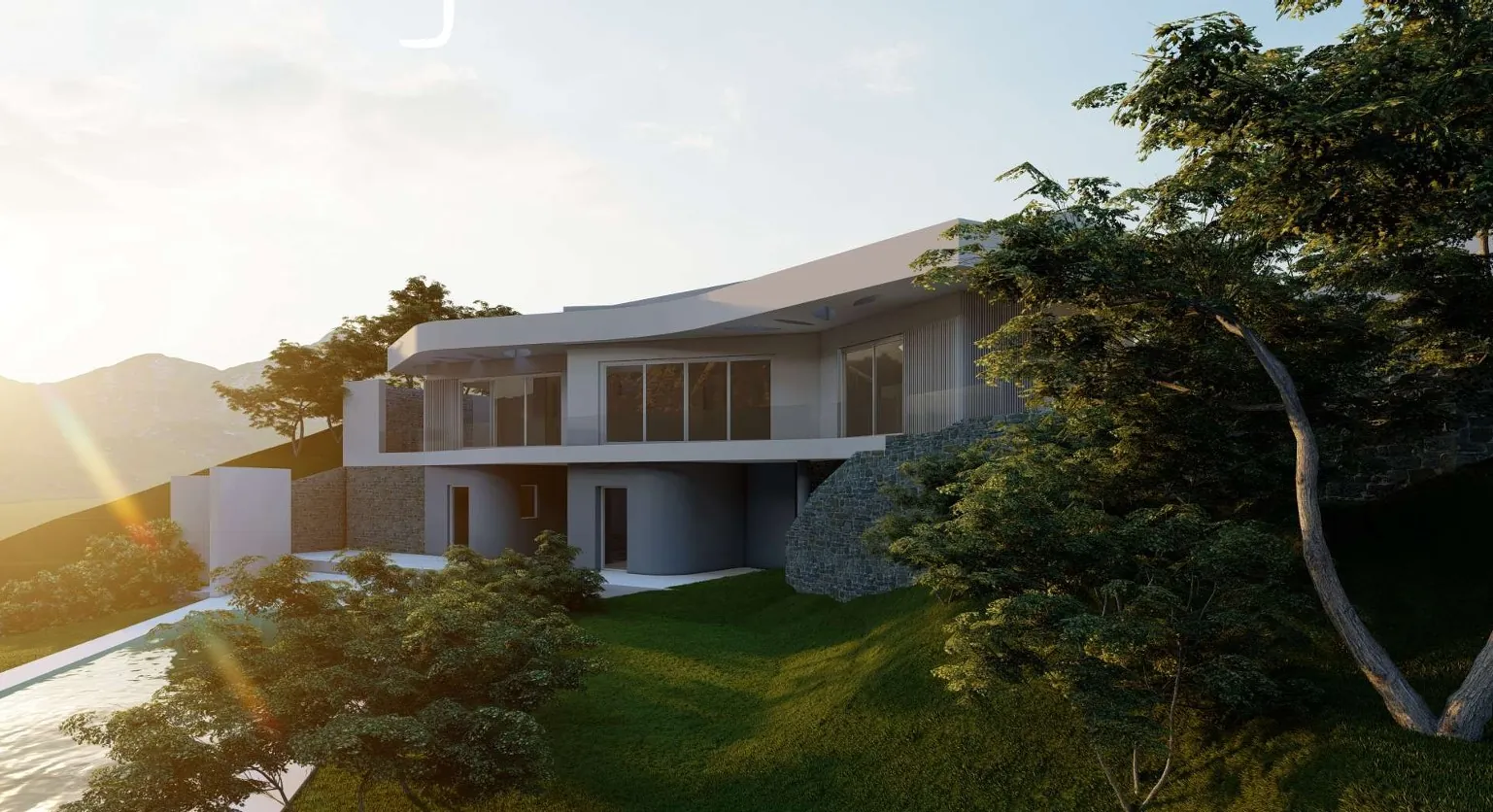 Villa neuve en construction avec vue sur la mer à vendre à Javea.