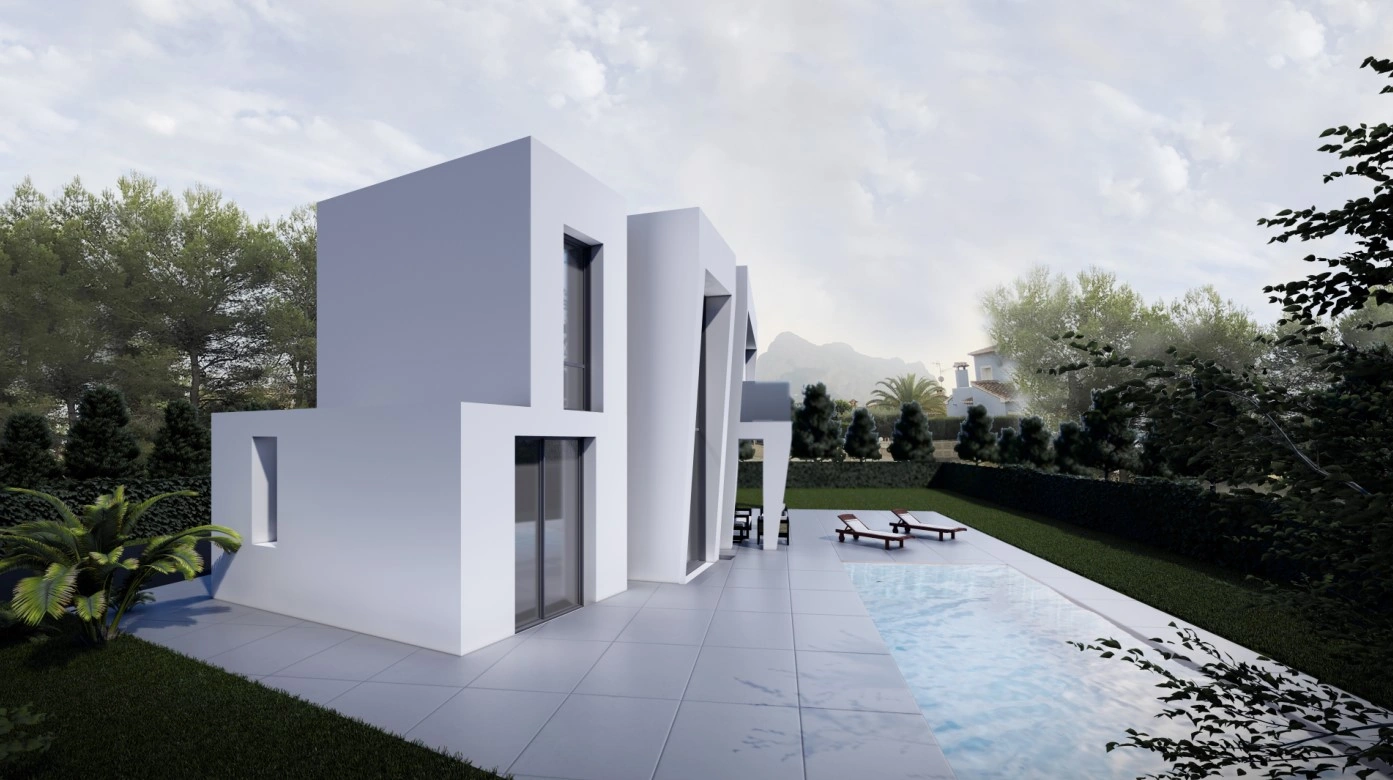 Moderne villa neuve à vendre à Calpe