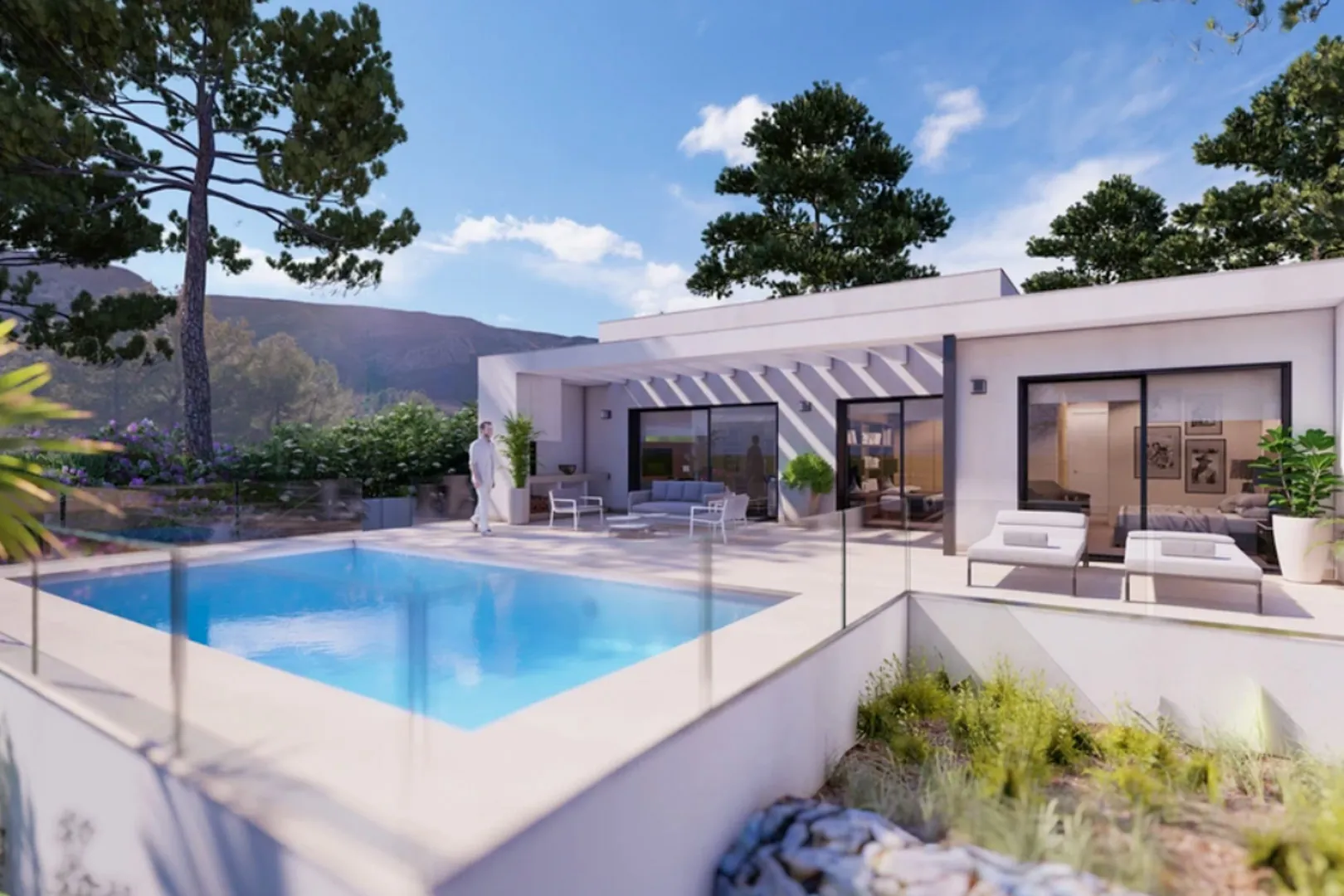 Proyecto de villa moderna en venta en Monte Solana II, Pedreguer