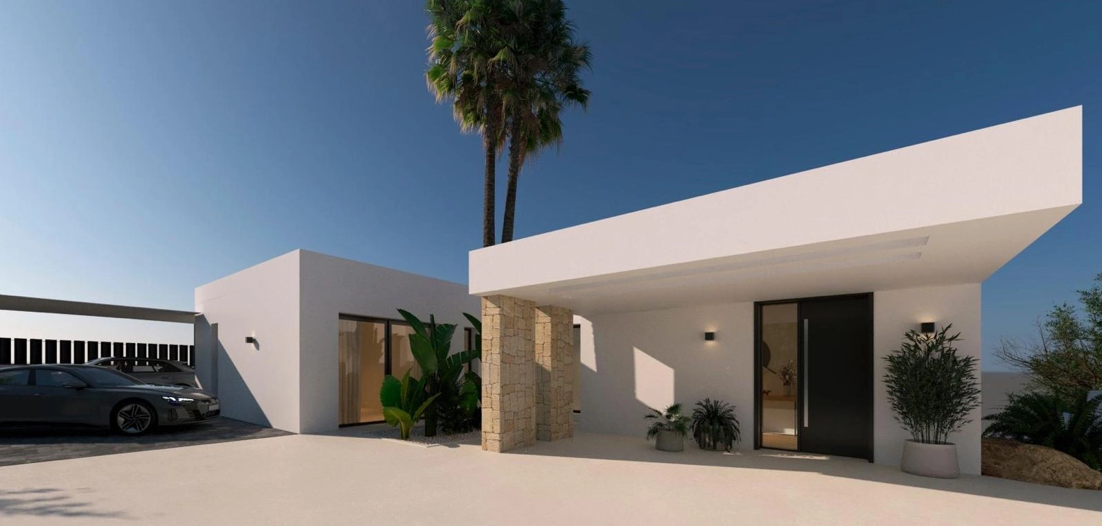 Villa de luxe neuve avec vue panoramique à vendre à Calpe