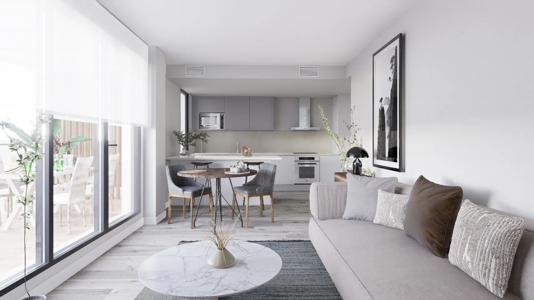 Duplex élégant neuf dans un emplacement exclusif.