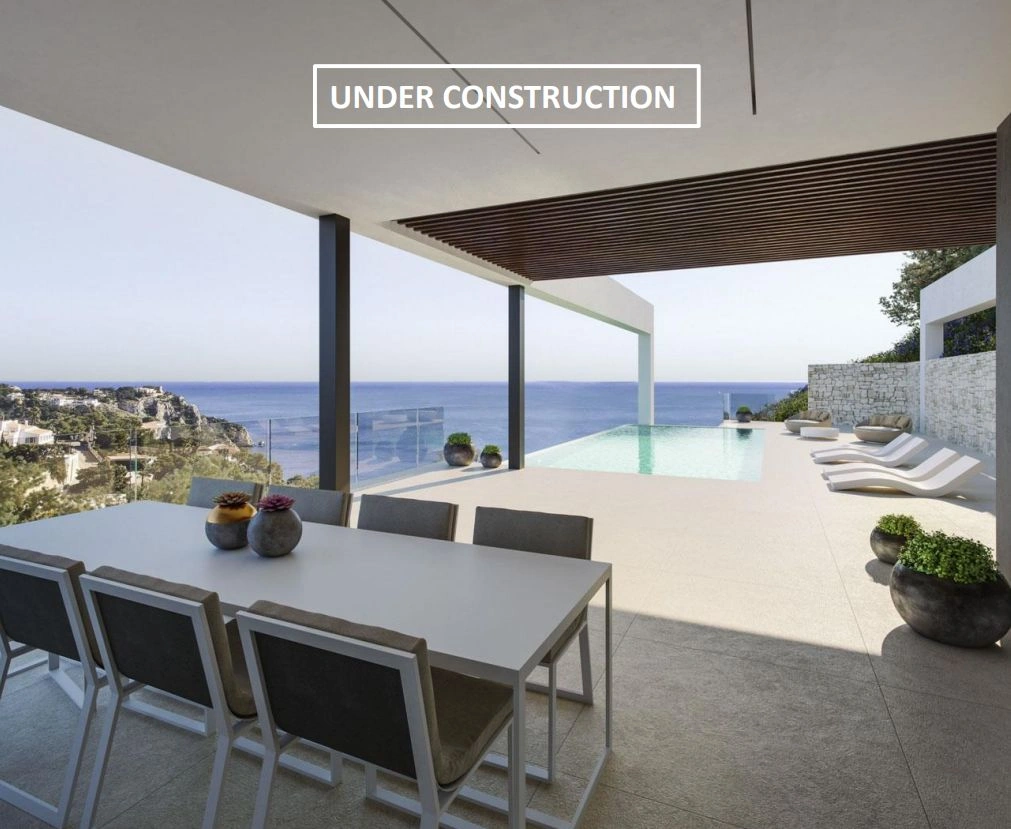 Villa moderne avec vue sur la mer en construction à vendre à Jávea