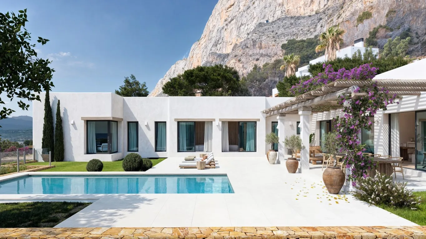 Chalet de obra nueva en venta en el Montgó, Jávea