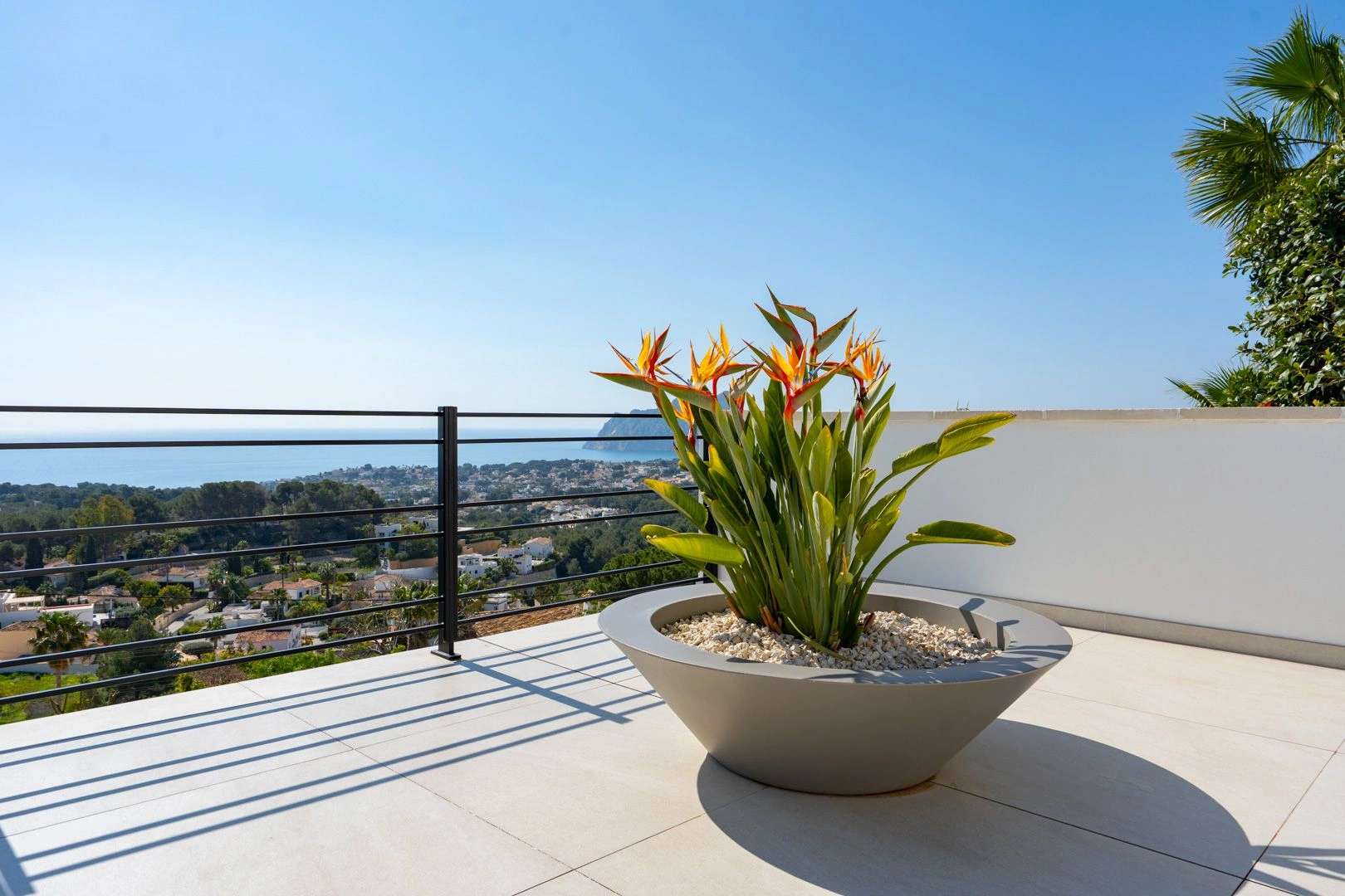 Impresionante villa mediterránea de lujo con vistas al mar en venta en Benissa
