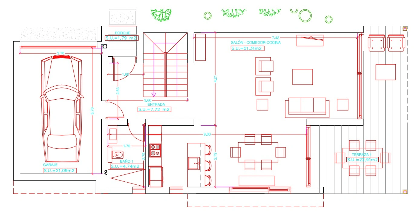 Villa moderna en construcción en venta en Calpe