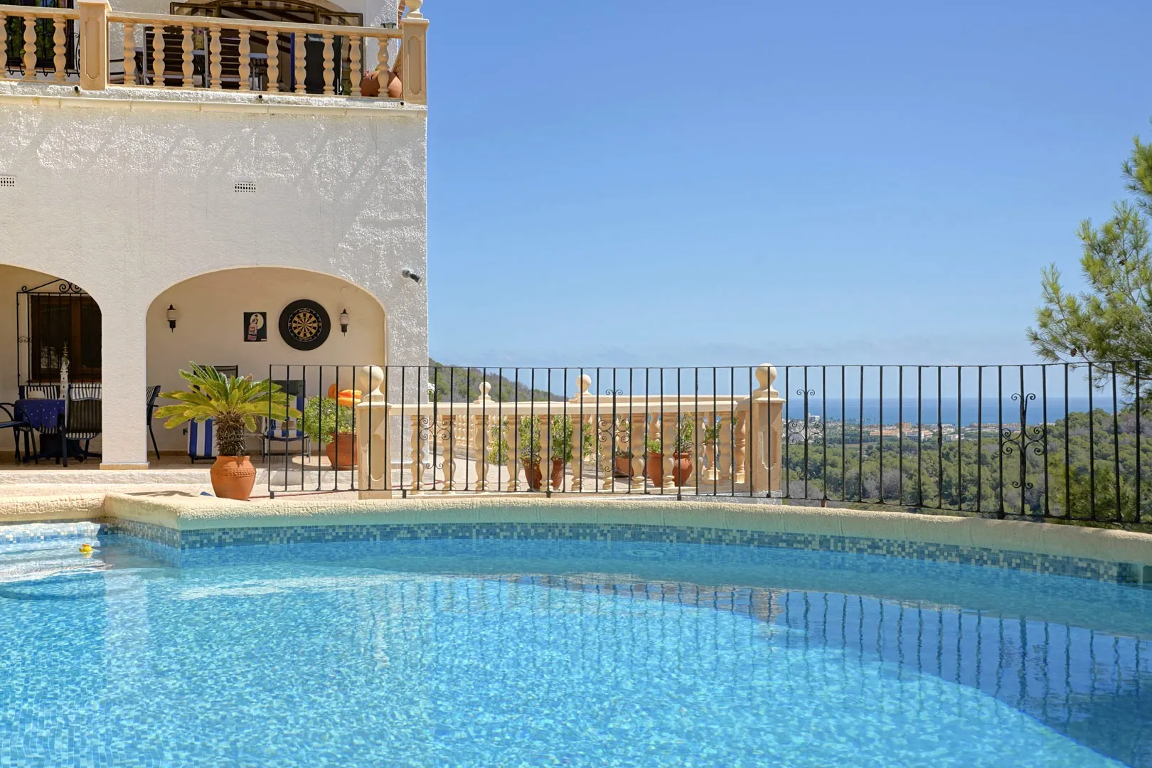 Villa traditionnelle avec vue sur la mer et totale intimité à Jávea