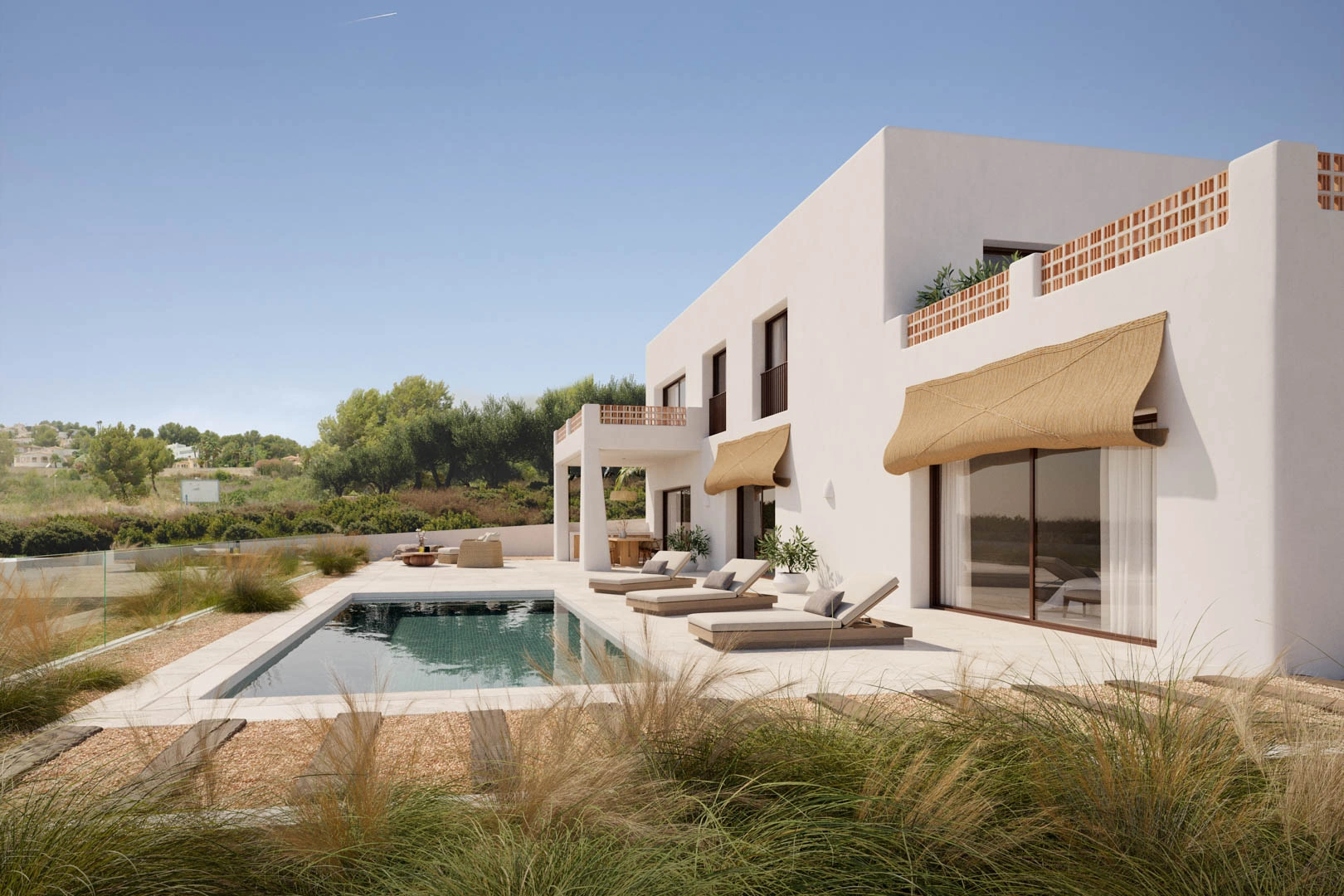 AR55212 - Proyecto de villa moderna con licencia a la venta en Moraira