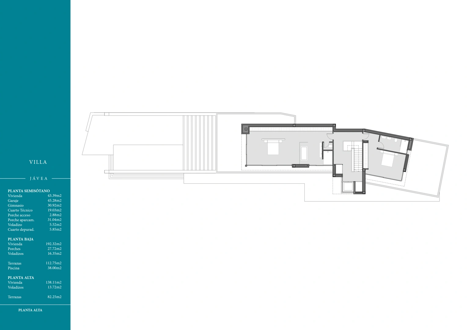 Villa moderne avec vue sur la mer en construction à vendre à Jávea