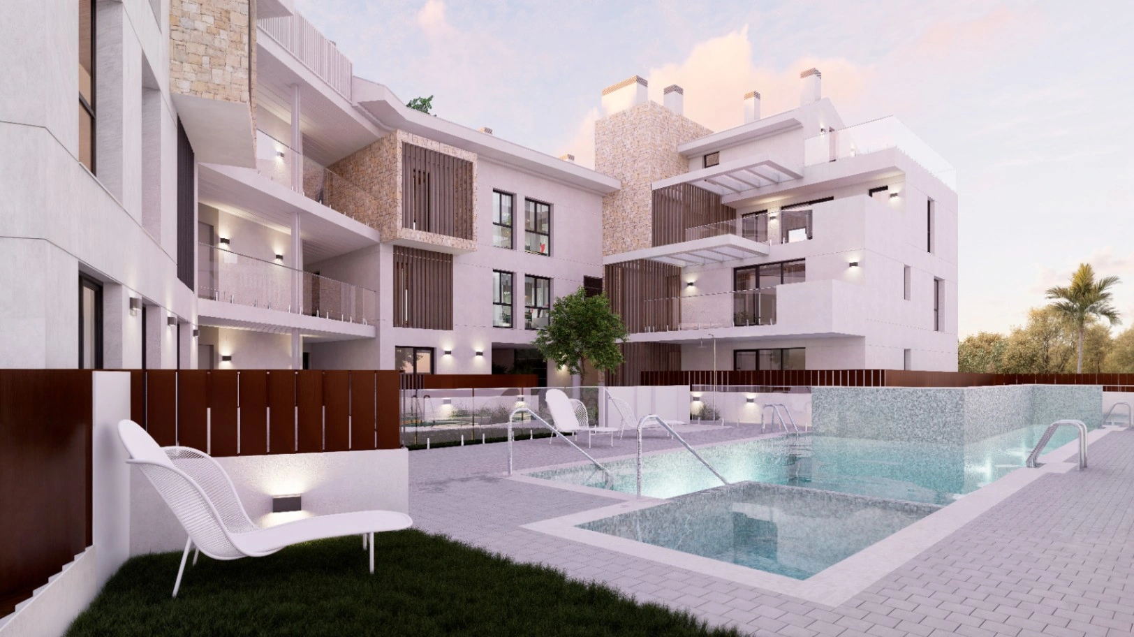 Appartement neuf au rez-de-chaussée, dans un emplacement exclusif.