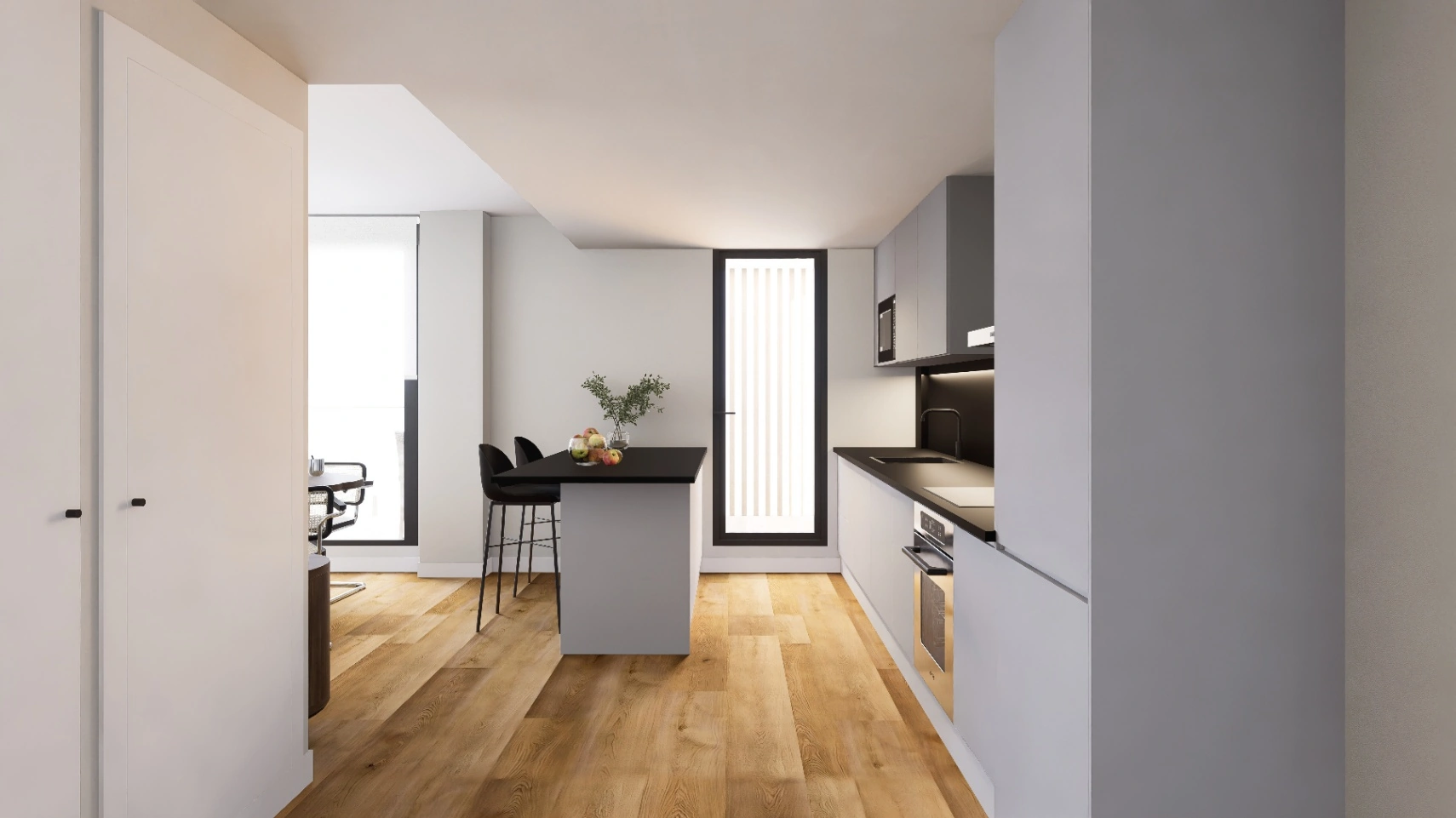 Duplex élégant neuf dans un emplacement exclusif.