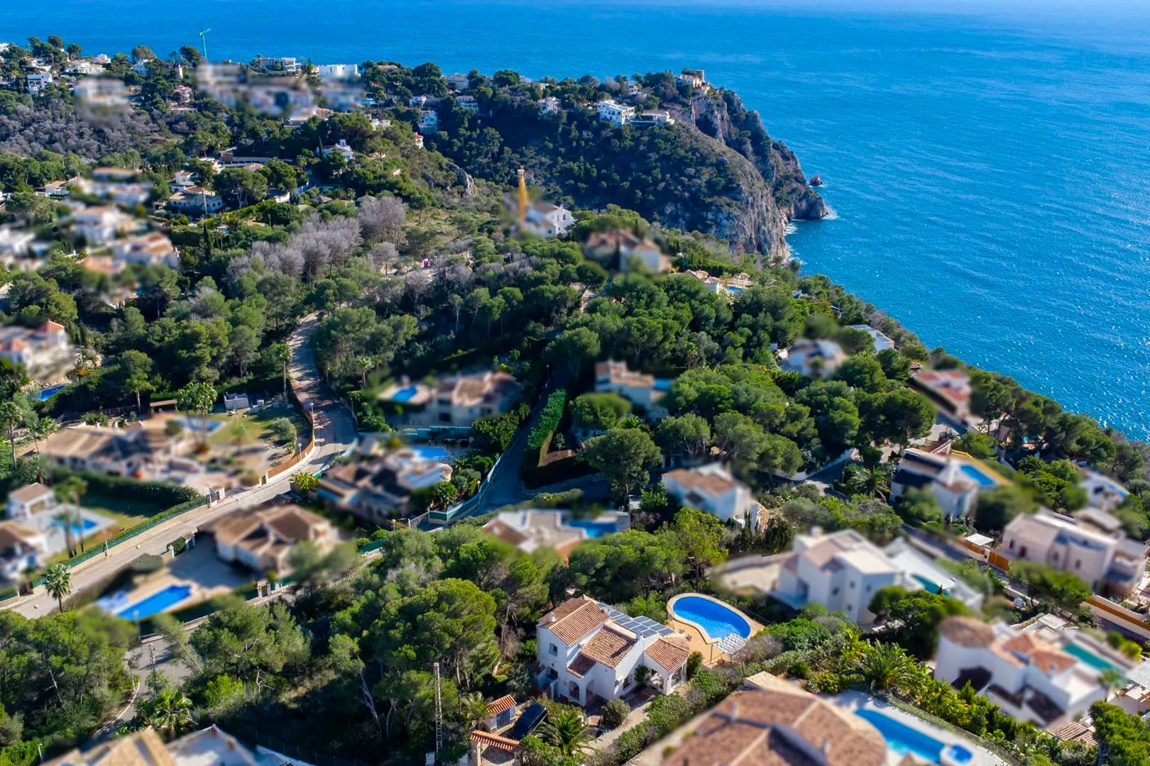 Traditionele villa met schitterend uitzicht op zee te koop in Ambolo, Jávea