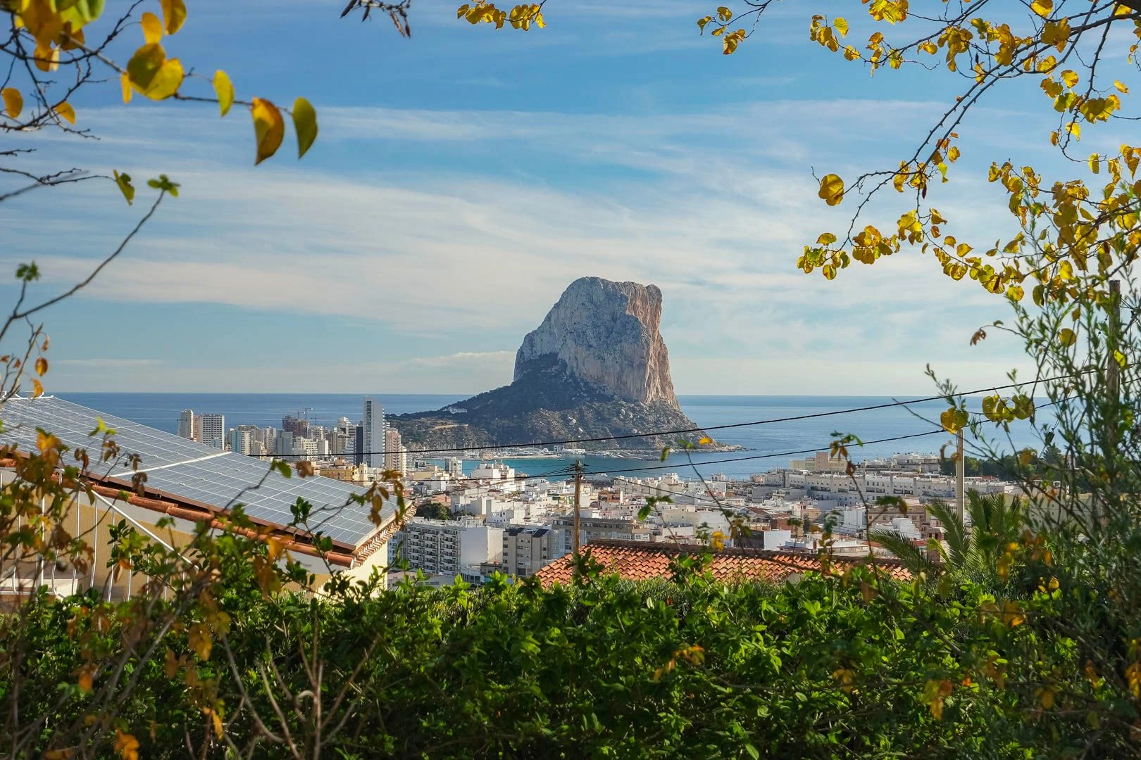 Villa con vistas panoramicas al mar en venta en Calpe