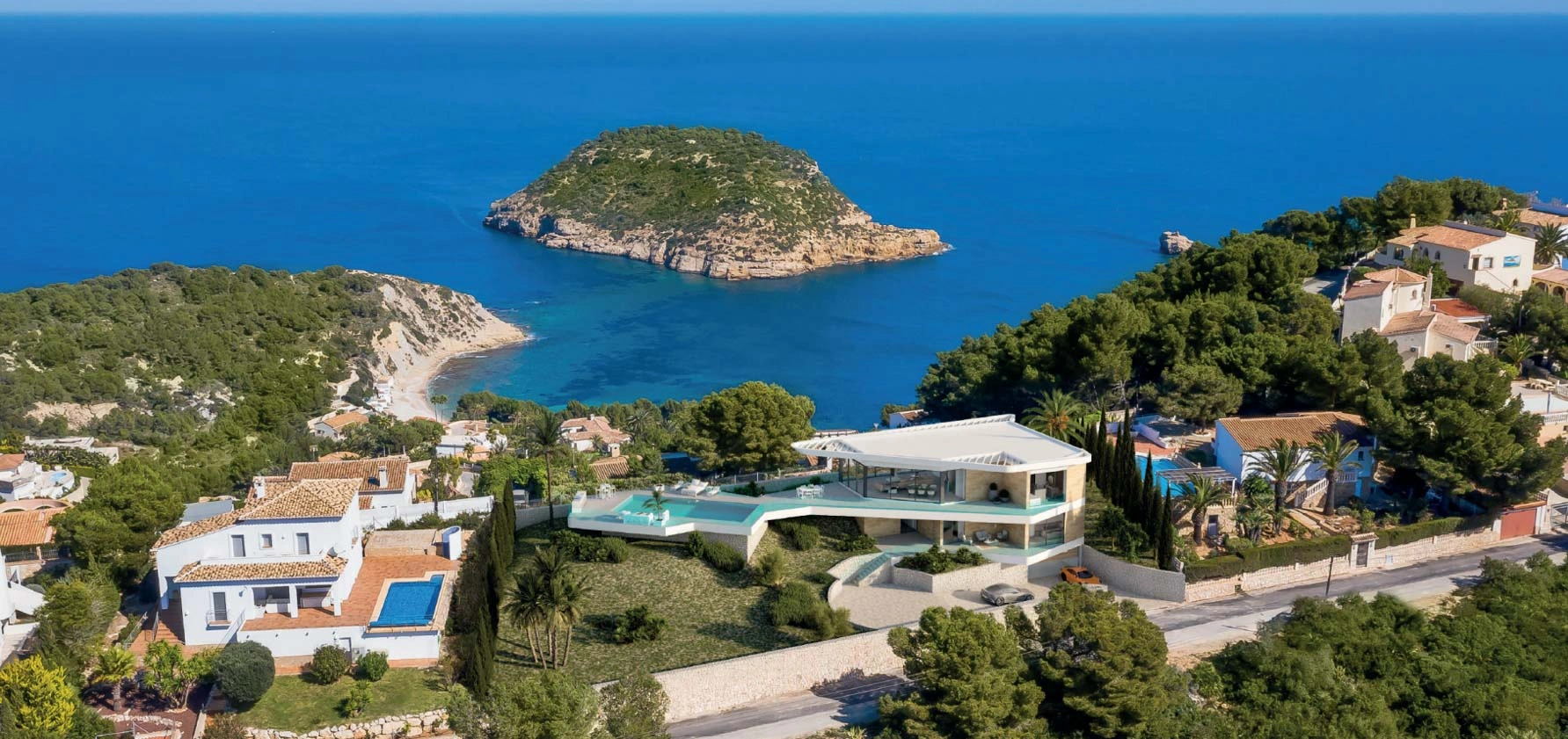 AR5020 - Moderna villa con impresionantes vistas al mar en venta en Jávea