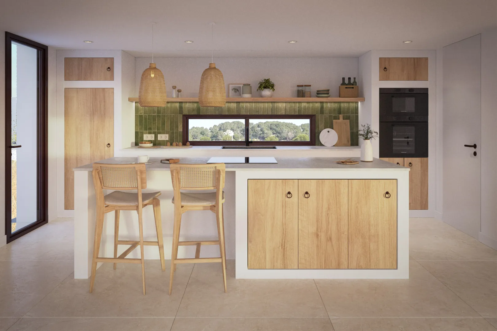 Proyecto de villa moderna con licencia a la venta en Moraira