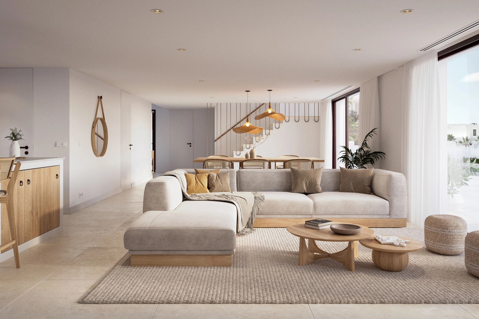 Proyecto de villa moderna con licencia a la venta en Moraira
