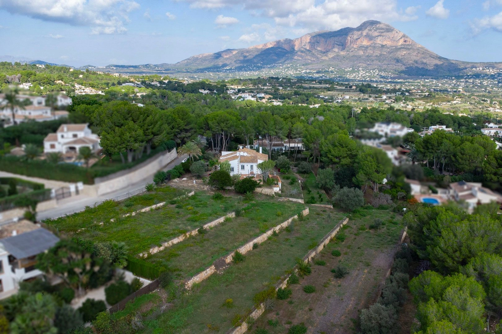 Ensemble de 5 Parcelles avec Villa dans l'Exclusif Urbanisation La Lluca, Jávea
