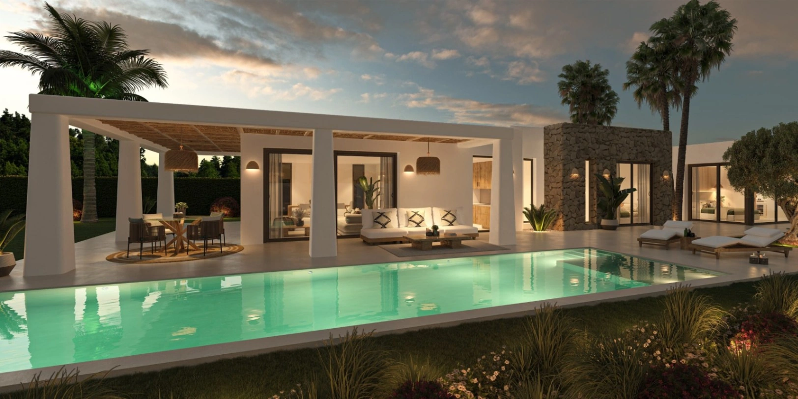 Magnifique villa méditerranéenne neuve à vendre à Lomas del Rey, Jávea.