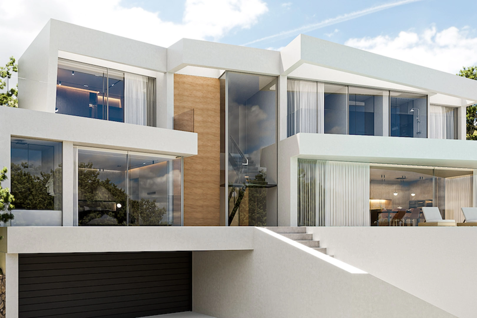 AR55236 - Villa moderna en construcción con vistas panorámicas al mar a la venta en Altea.