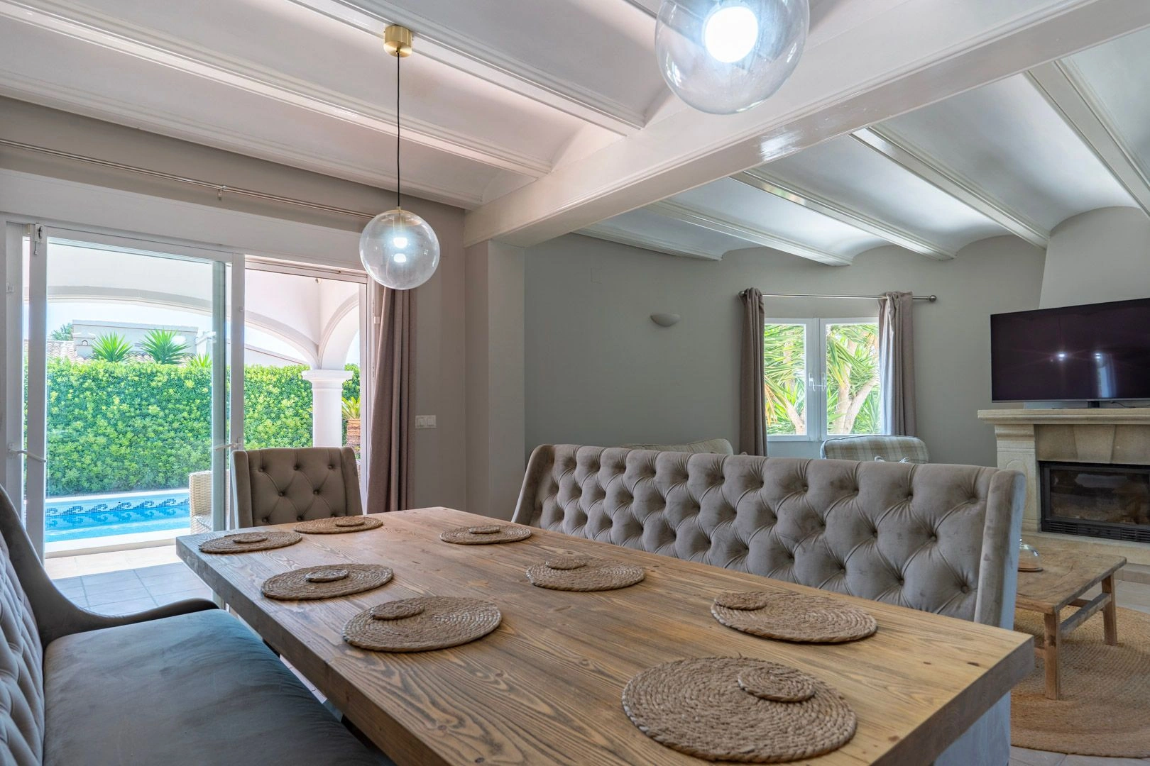 Villa rénovée de plain-pied avec jardin et piscine à Costa Nova, Jávea