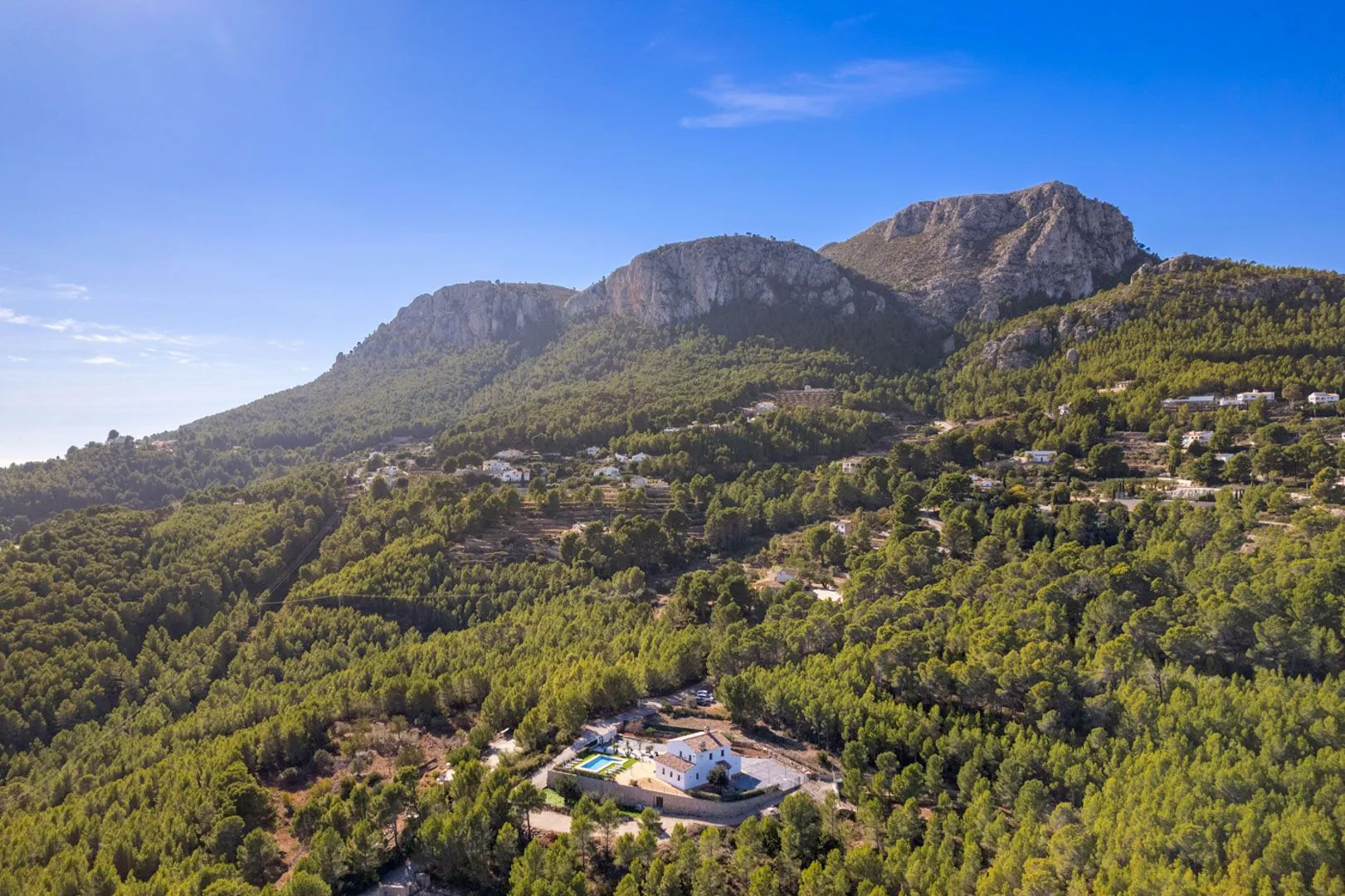 Preciosa finca con vistas al mar en venta en Oltamar, Calpe