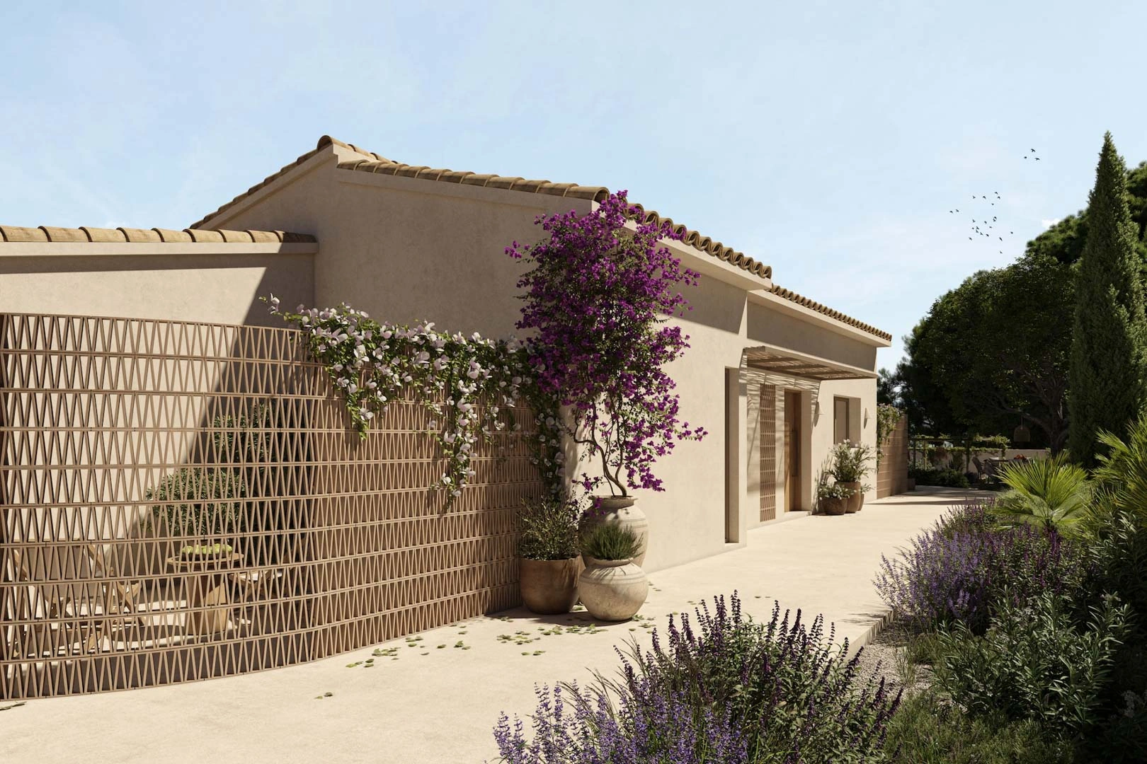 Progetto Esclusivo di Villa Mediterranea con Vista Mare