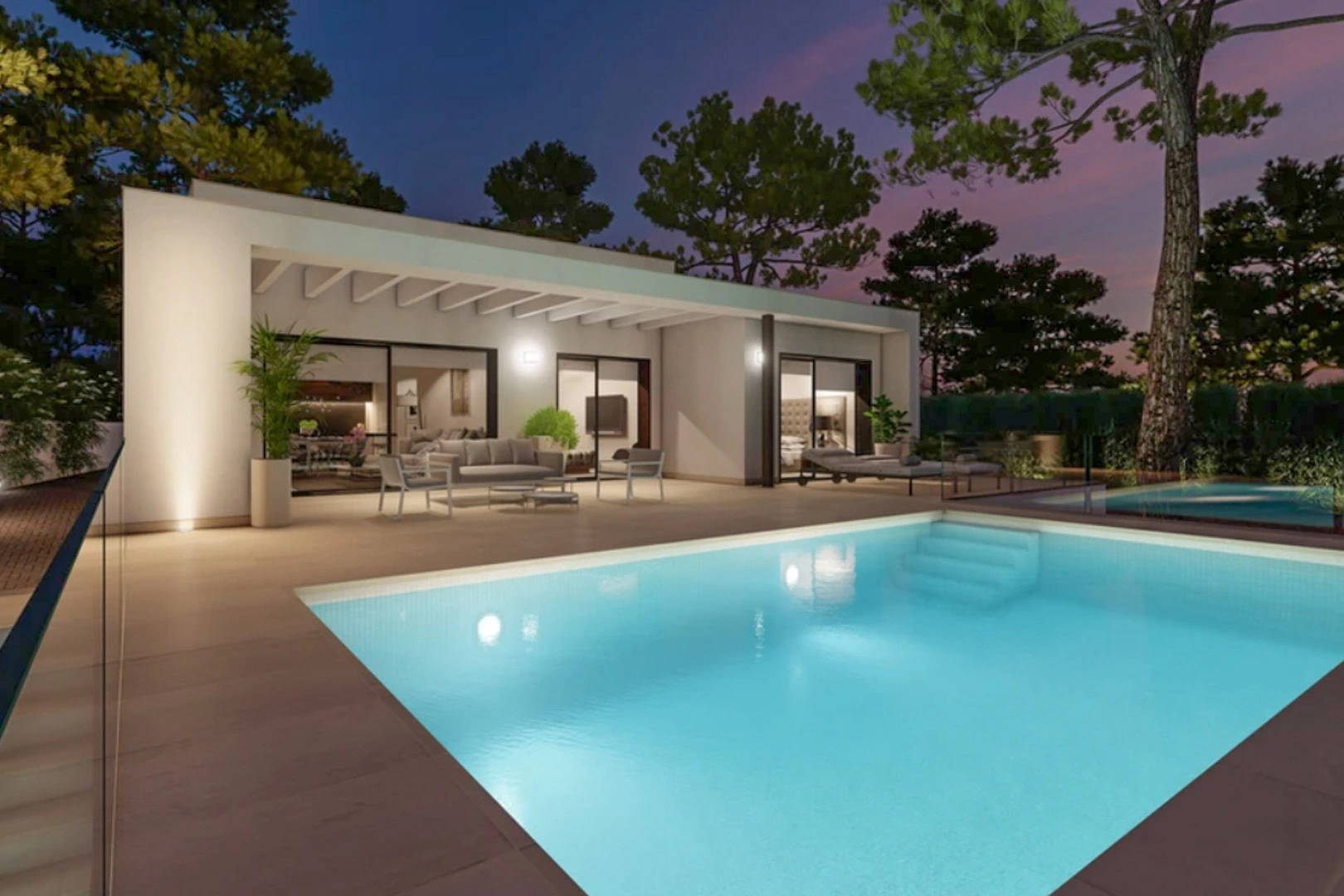 Proyecto de villa moderna en venta en Monte Solana II, Pedreguer
