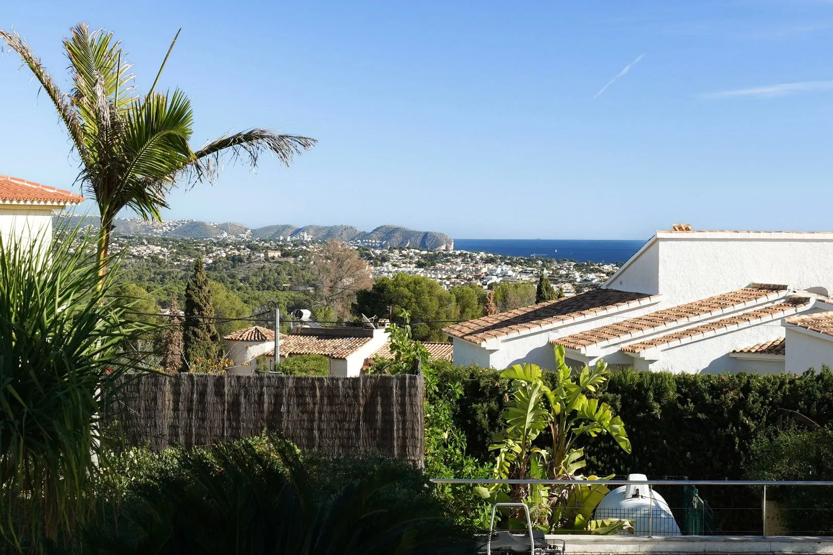 Villa con vistas panoramicas al mar en venta en Calpe