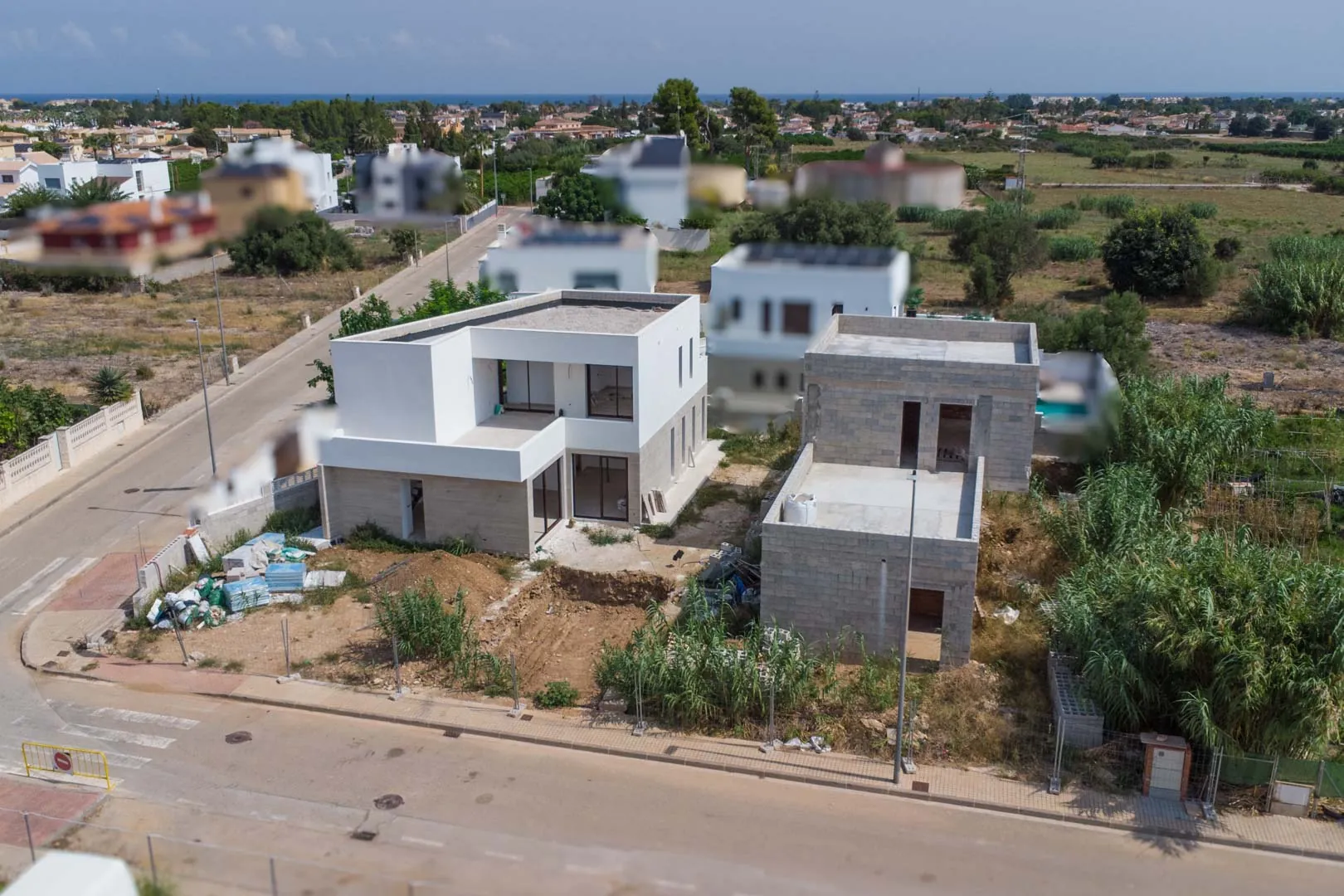AR55243 - Modern villa under construction near the sea for sale in Vergel.