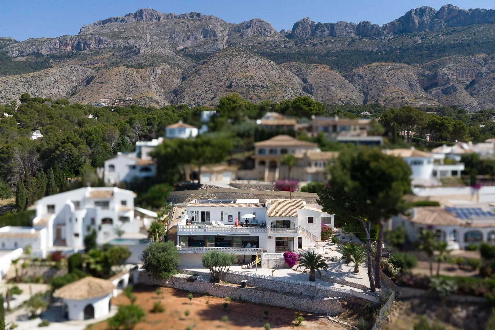 AR55241 - Traditional villa with valley and partial sea views for sale in Altea.