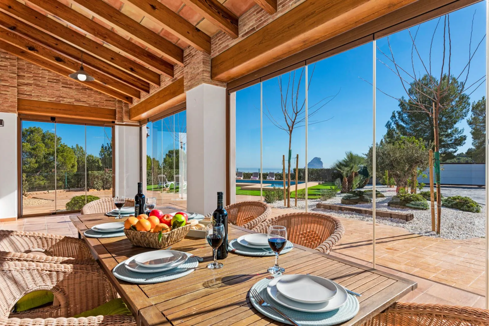 Preciosa finca con vistas al mar en venta en Oltamar, Calpe