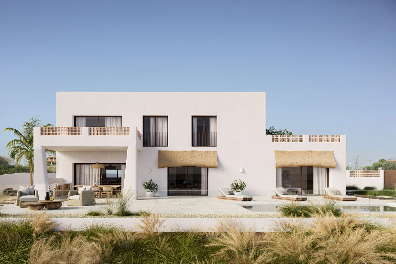 Proyecto de villa moderna con licencia a la venta en Moraira