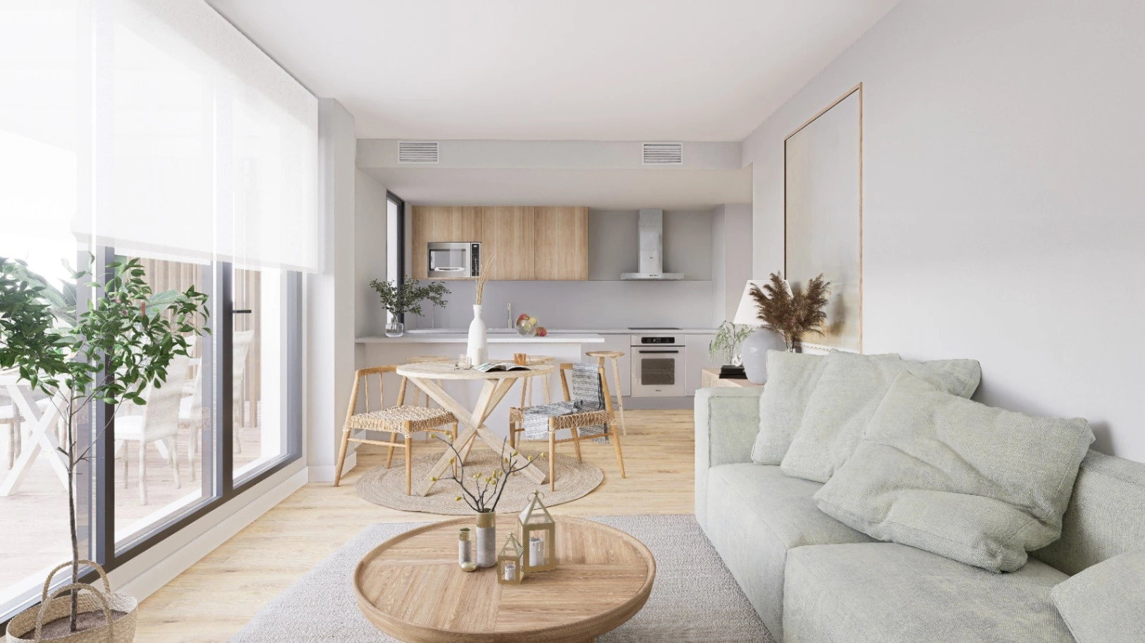 Appartement neuf au rez-de-chaussée, dans un emplacement exclusif.