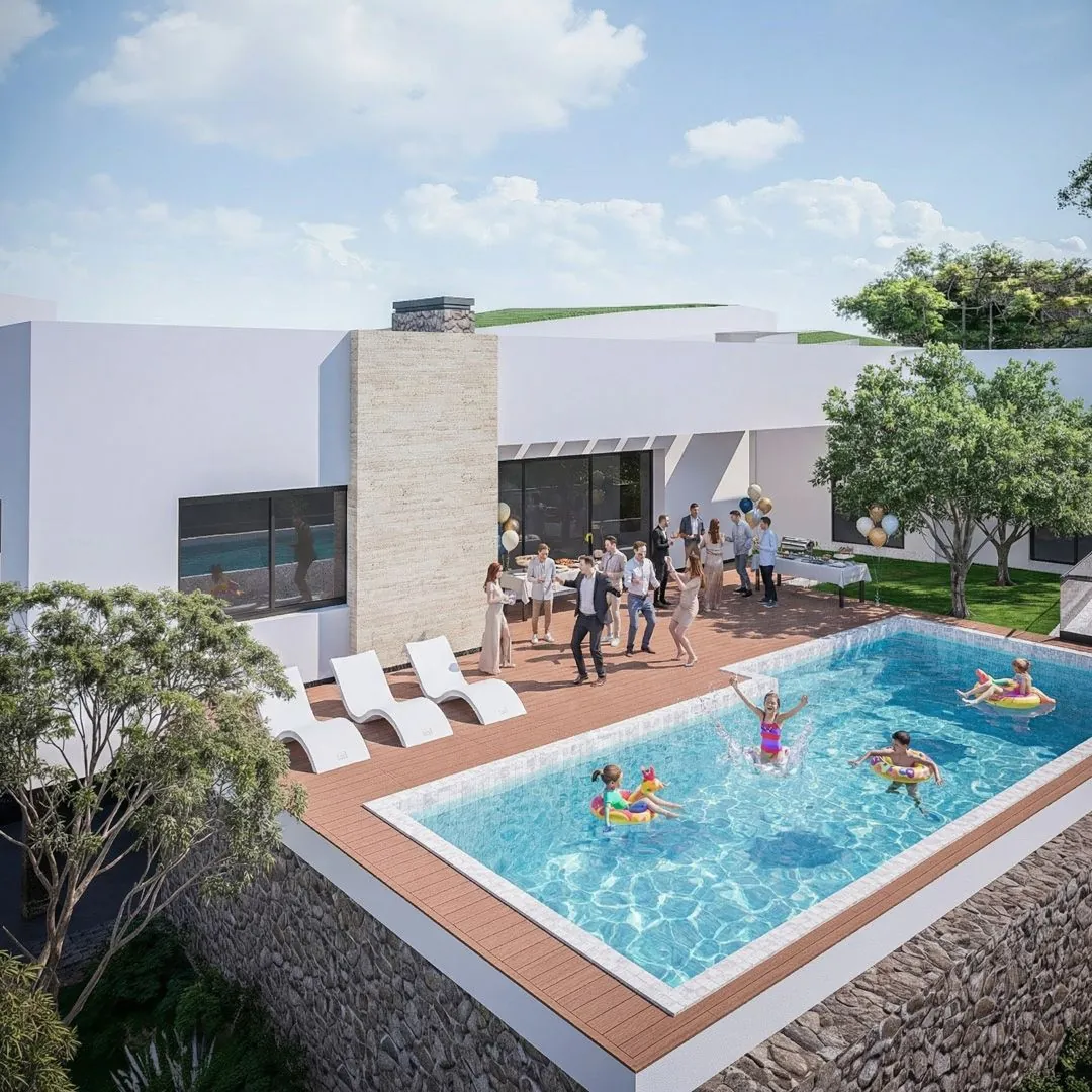 Villa de rêve avec vue sur la mer et inspiration ibicenco à Jávea