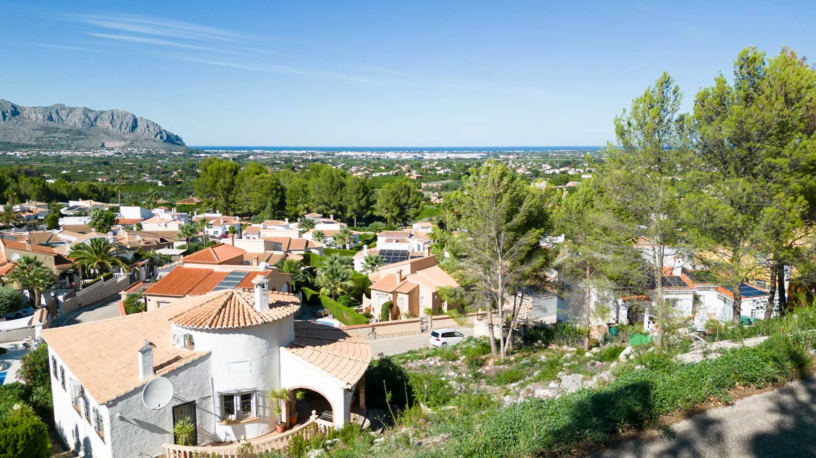 Villa de nueva construccion en venta en Pedreguer con vistas al mar