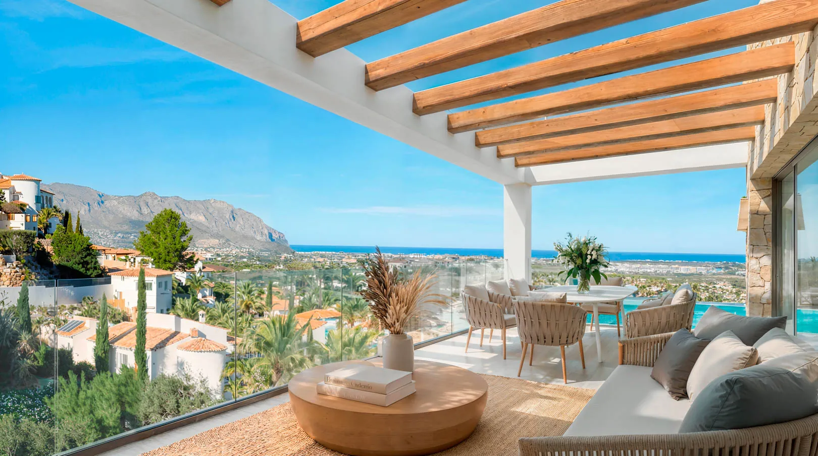 Villa de nueva construcción con vistas panorámicas en venta en Monte Solana, pedreguer