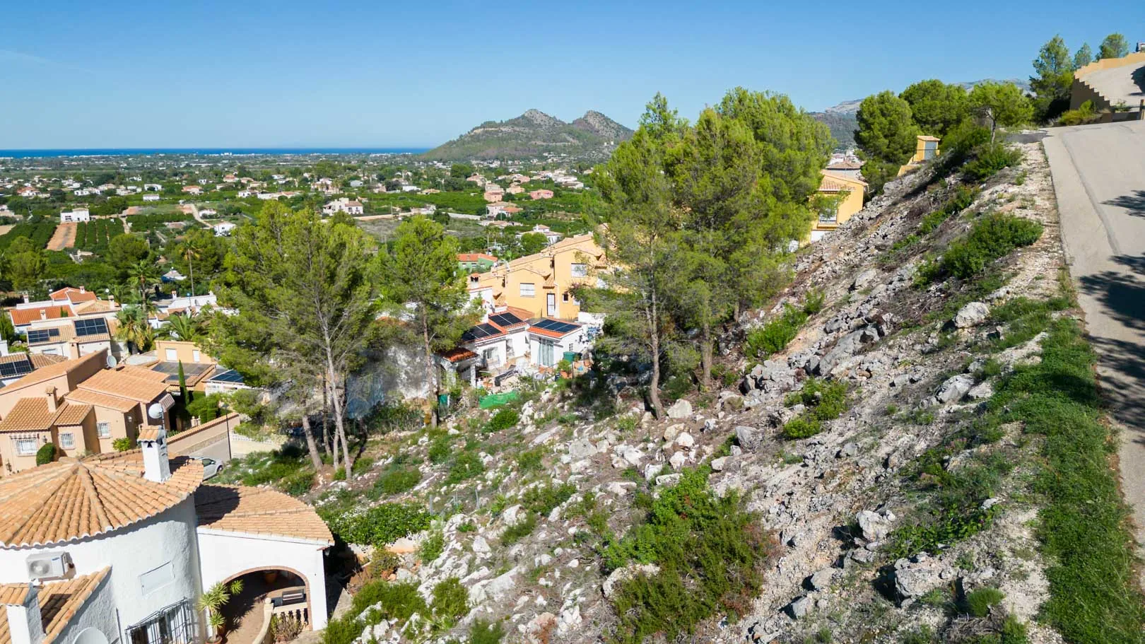 Villa de nueva construccion en venta en Pedreguer con vistas al mar