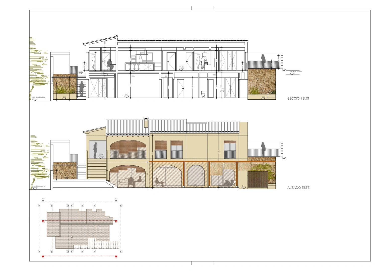 Projekt zum Verkauf: Contemporary Mediterranean Style Renovierung in Benissa