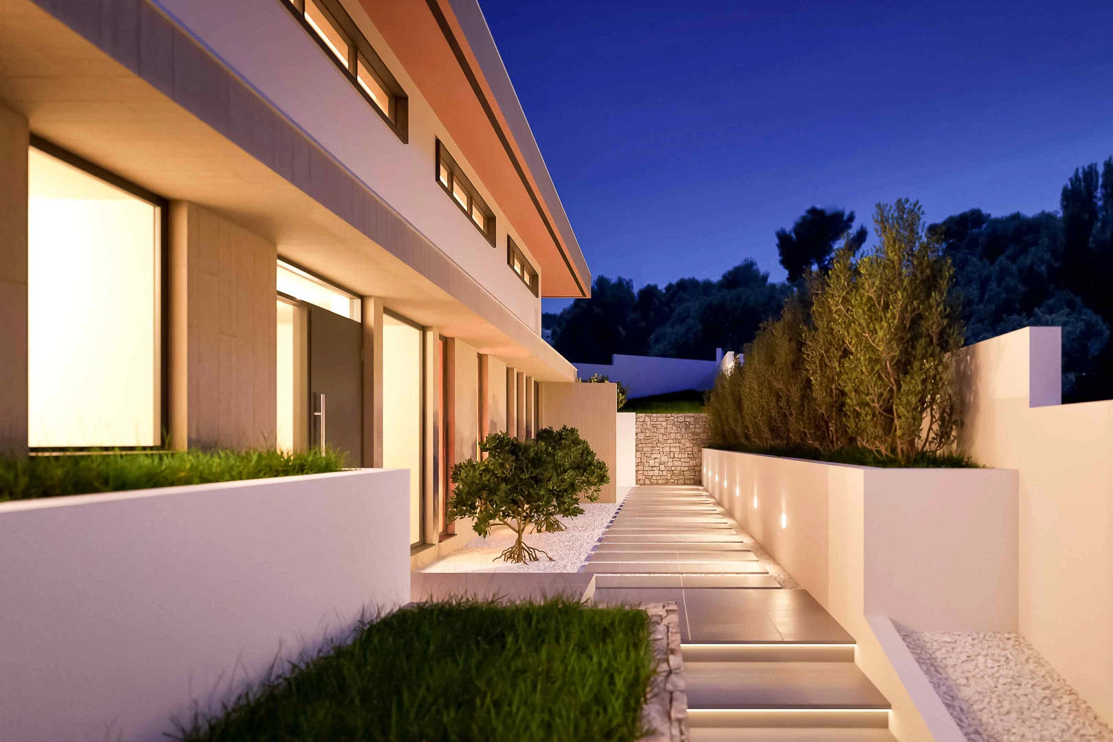 Proyecto de villa moderna con vistas panorámicas y piscina privada en Moraira. - 4