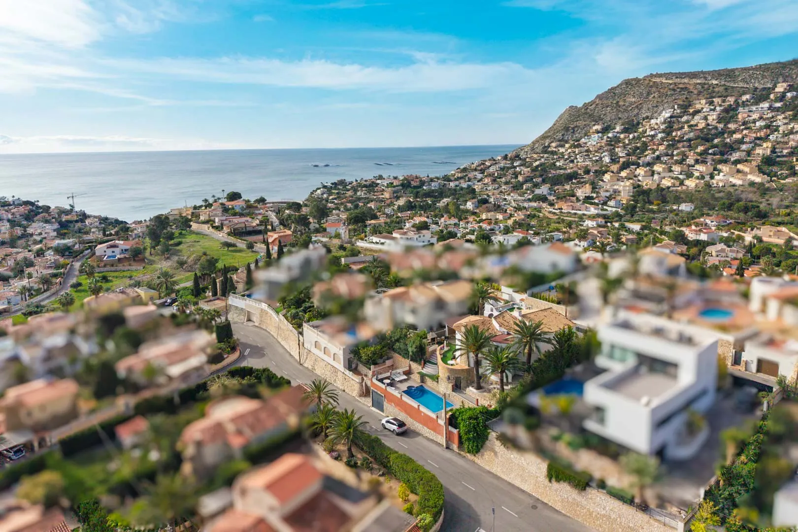 Villa reformada con vistas al mar a la venta en Calpe. - 3
