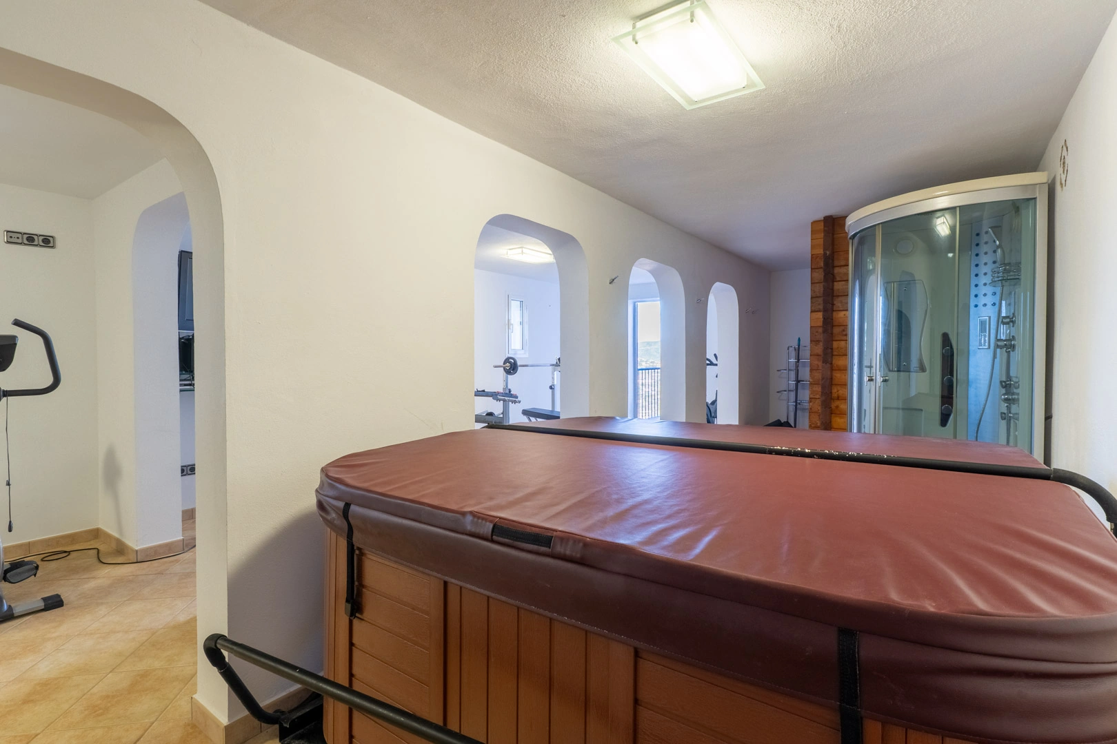 Villa with a pool and sea views for sale in Moraira.