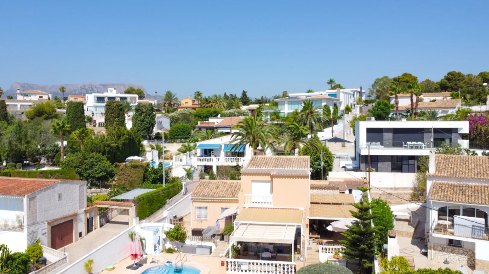 Traditionelle Villa mit Meerblick in Strandnähe in Calpe zu verkaufen