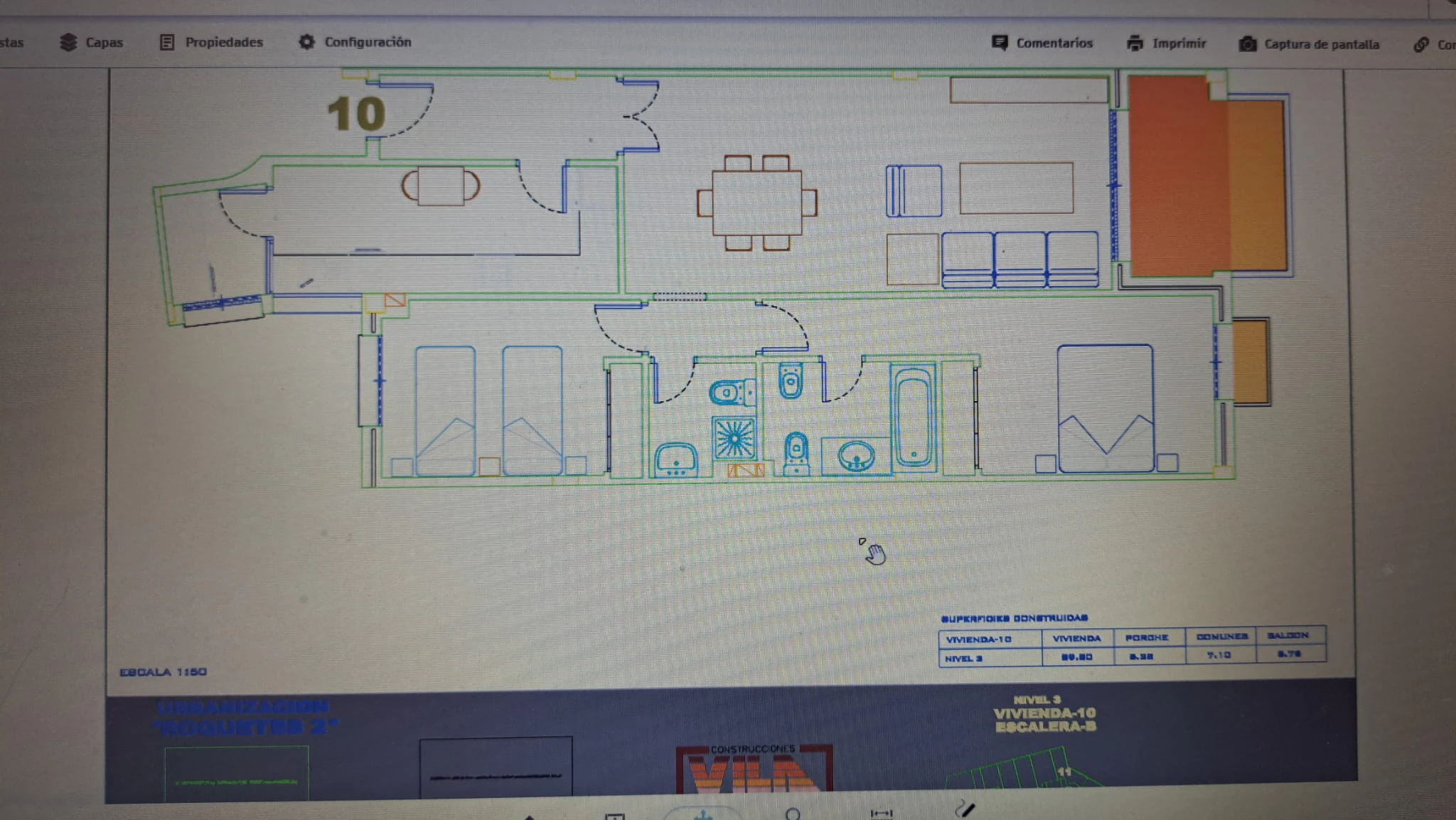 Appartement lumineux de 2 chambres avec vues dégagées à vendre à Javea.