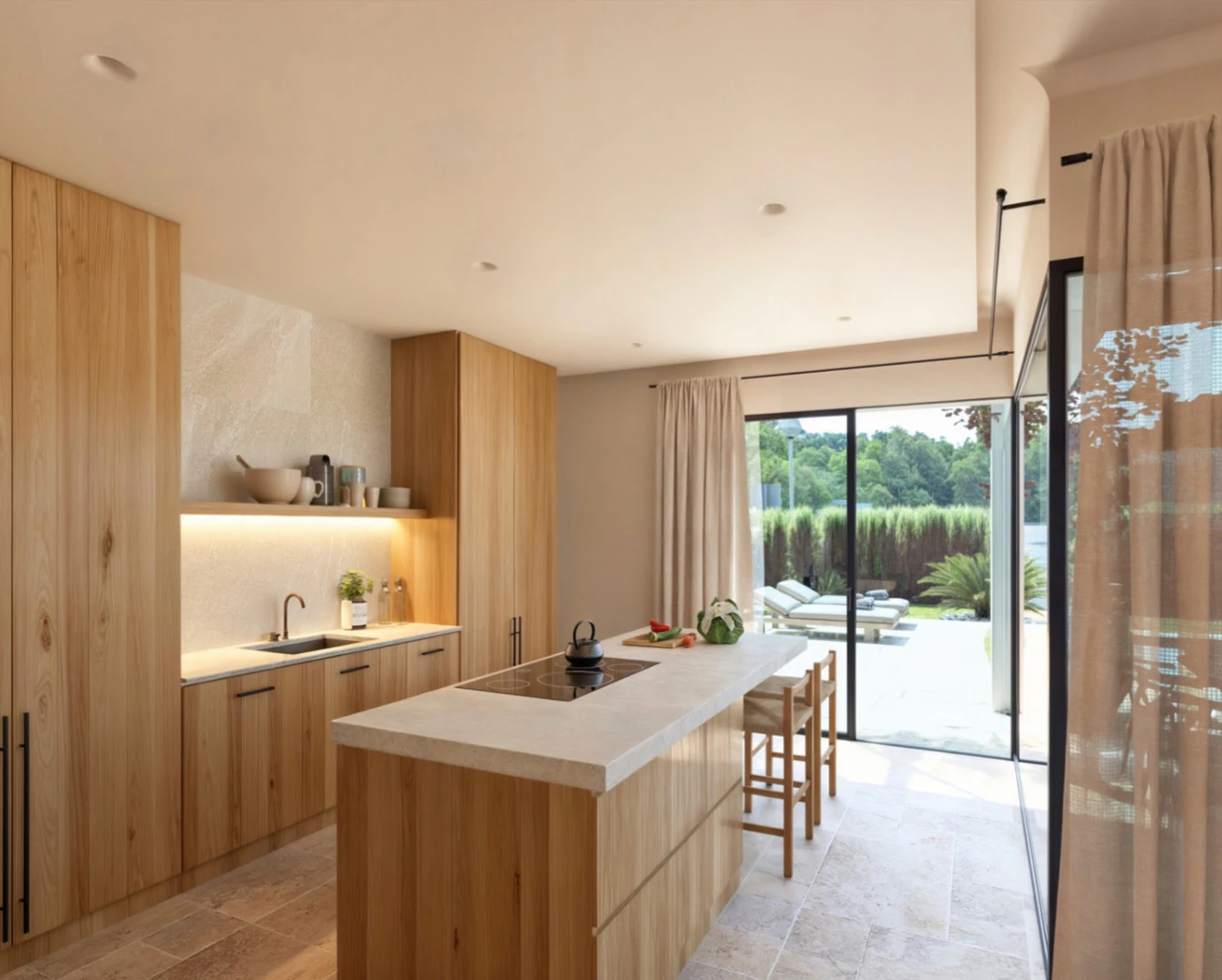 Villa de lujo de estilo ibicenco en La Cala, Jávea