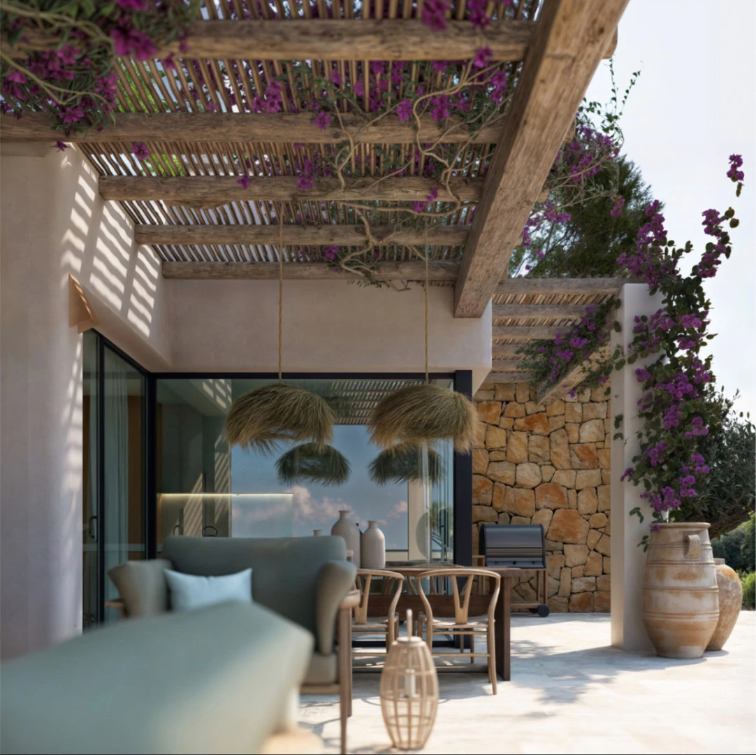 Villa de lujo de estilo ibicenco en La Cala, Jávea